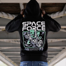 PRIDE OR DIE space force bjj zaketa -black